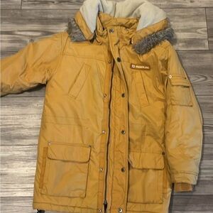 Timberland Golden Tan Puffer Jacket with 73 Patch